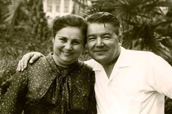 Шамиль Хамзин и Ирина (Бибииран) Алимова