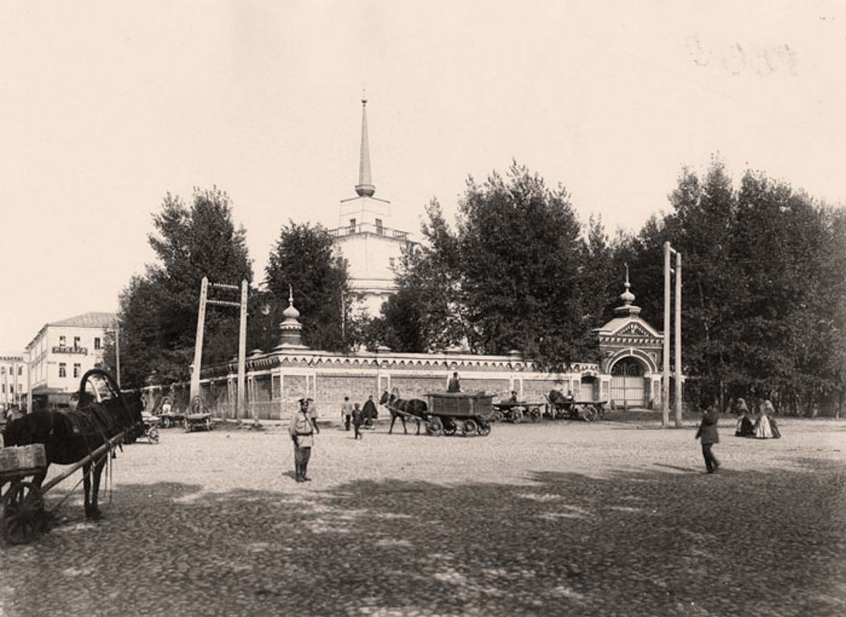 Глава II. Часть 3. Вид на Ярмарочную мечеть со стороны Магометанской площади Нижегородской ярмарки