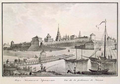 Казанский Кремль - гравюра