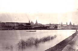 Казанский Кремль с дамбы, около 1880