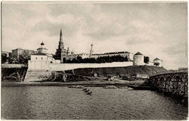 Казанский Кремль. Тайницкая башня, мост
