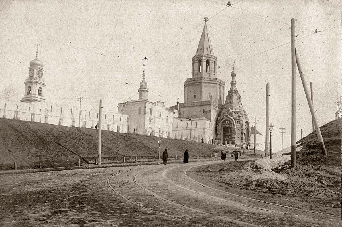 Казанский Кремль. Спасская башня, между 1910 и 1917